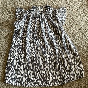 Cute flutter sleeve top